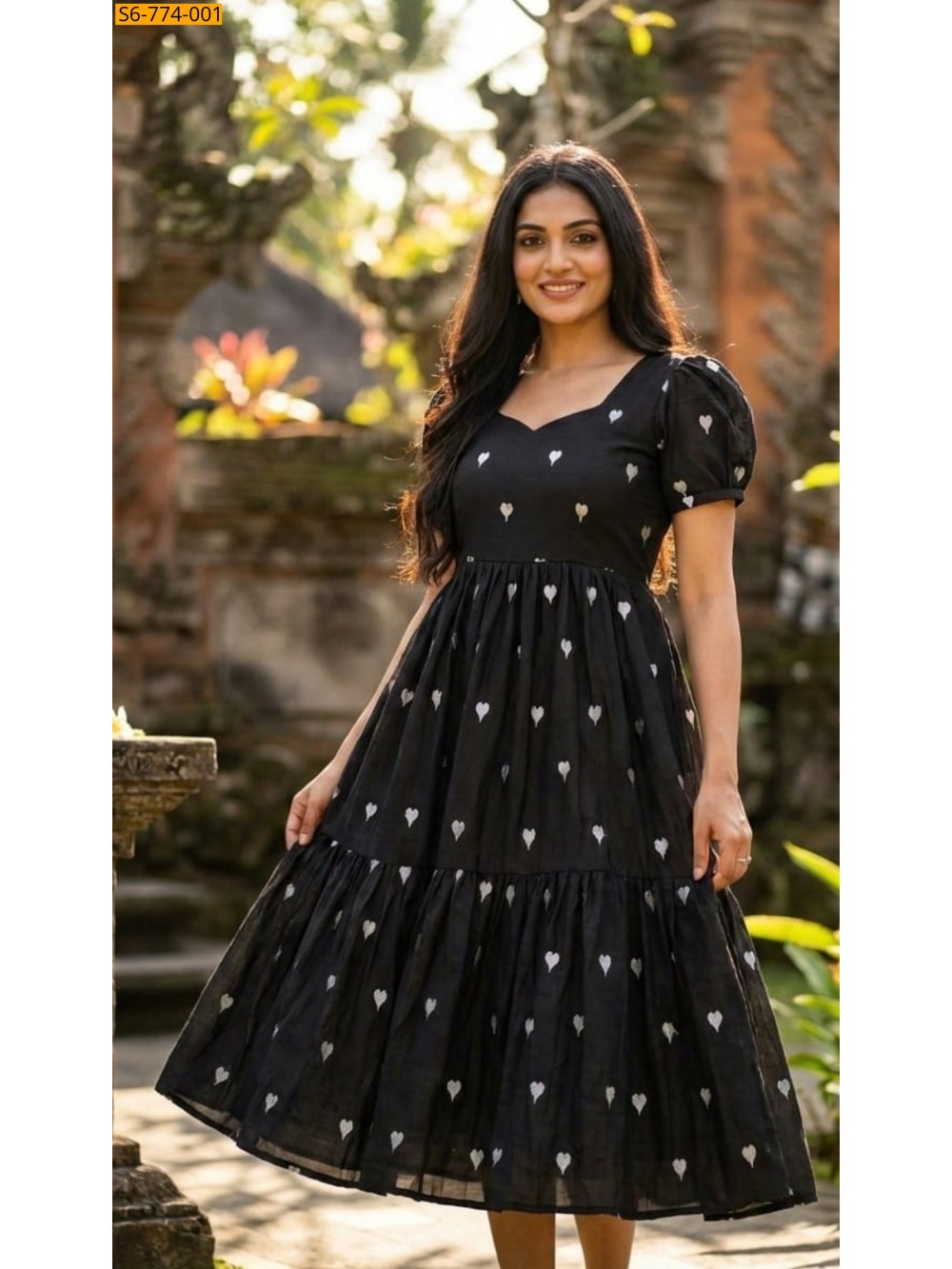 Fancy Maska blended Cotton Maxi