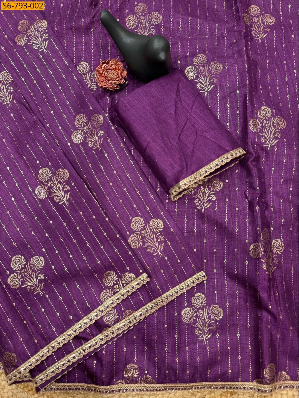 Fancy Foil Prined Saree
