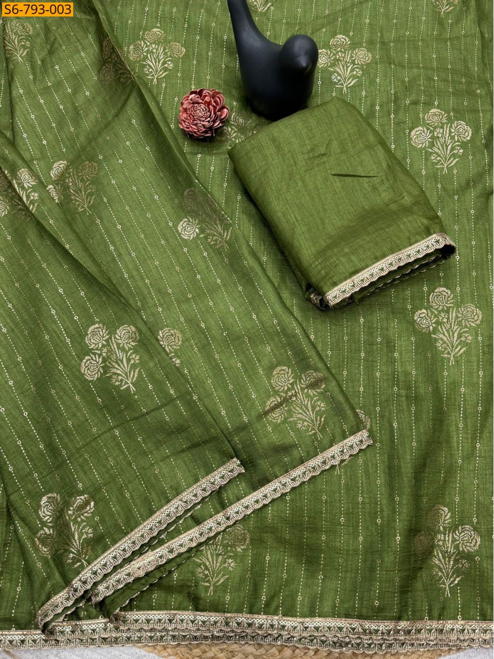 Fancy Foil Prined Saree