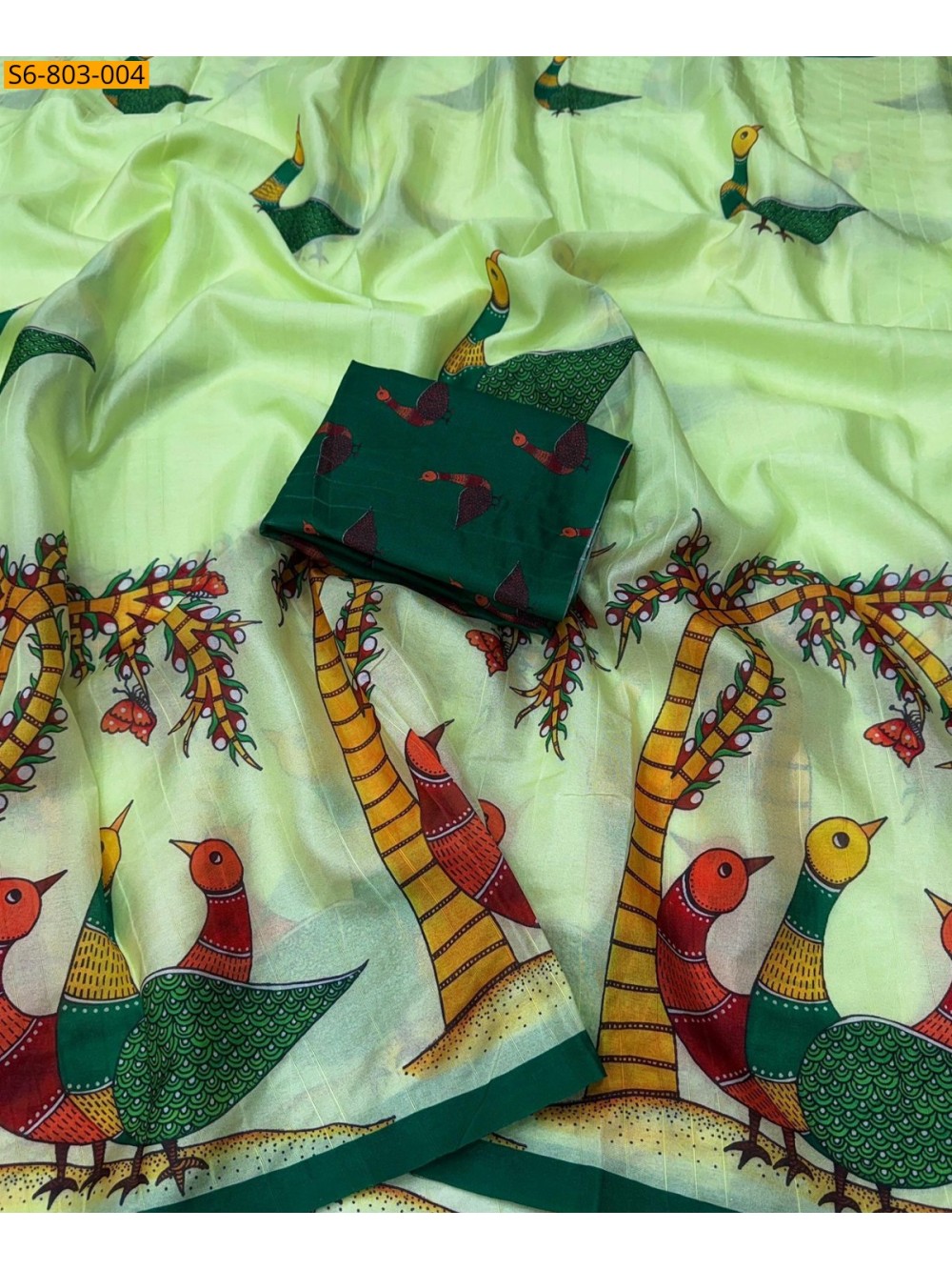 Fancy Tussar Silk Saree