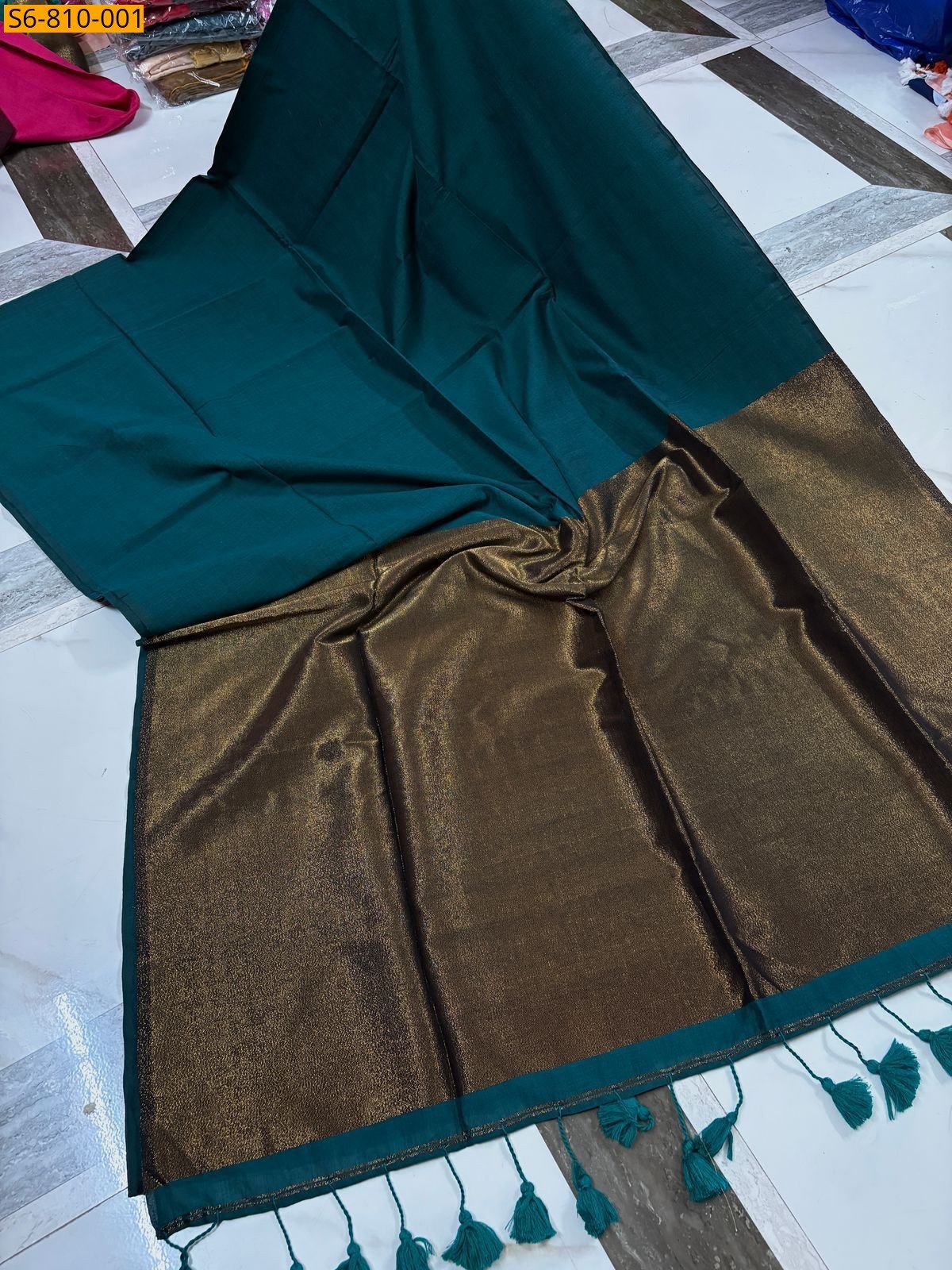 Fancy Khadi cotton saree