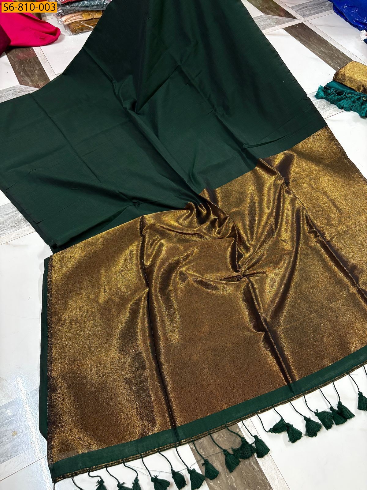 Fancy Khadi cotton saree