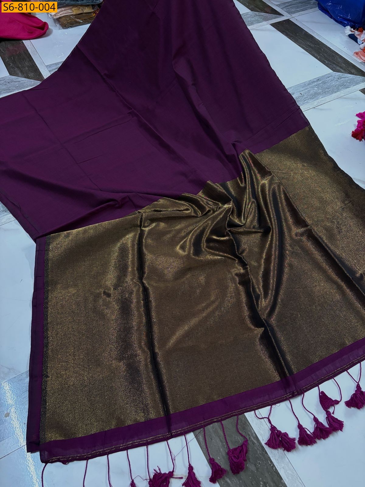 Fancy Khadi cotton saree