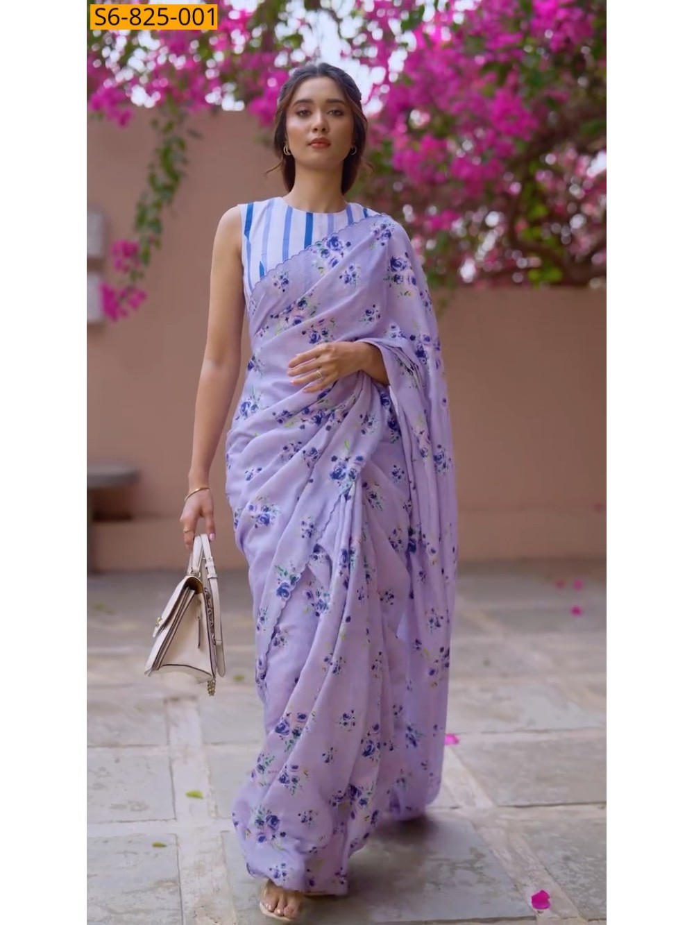 Fancy Soft Linen Saree