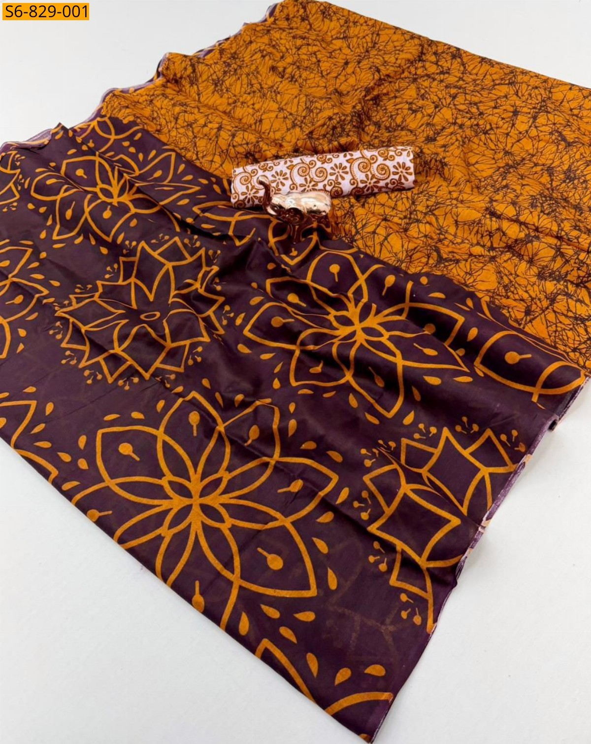 Maroon Fancy Soft Linen  Saree