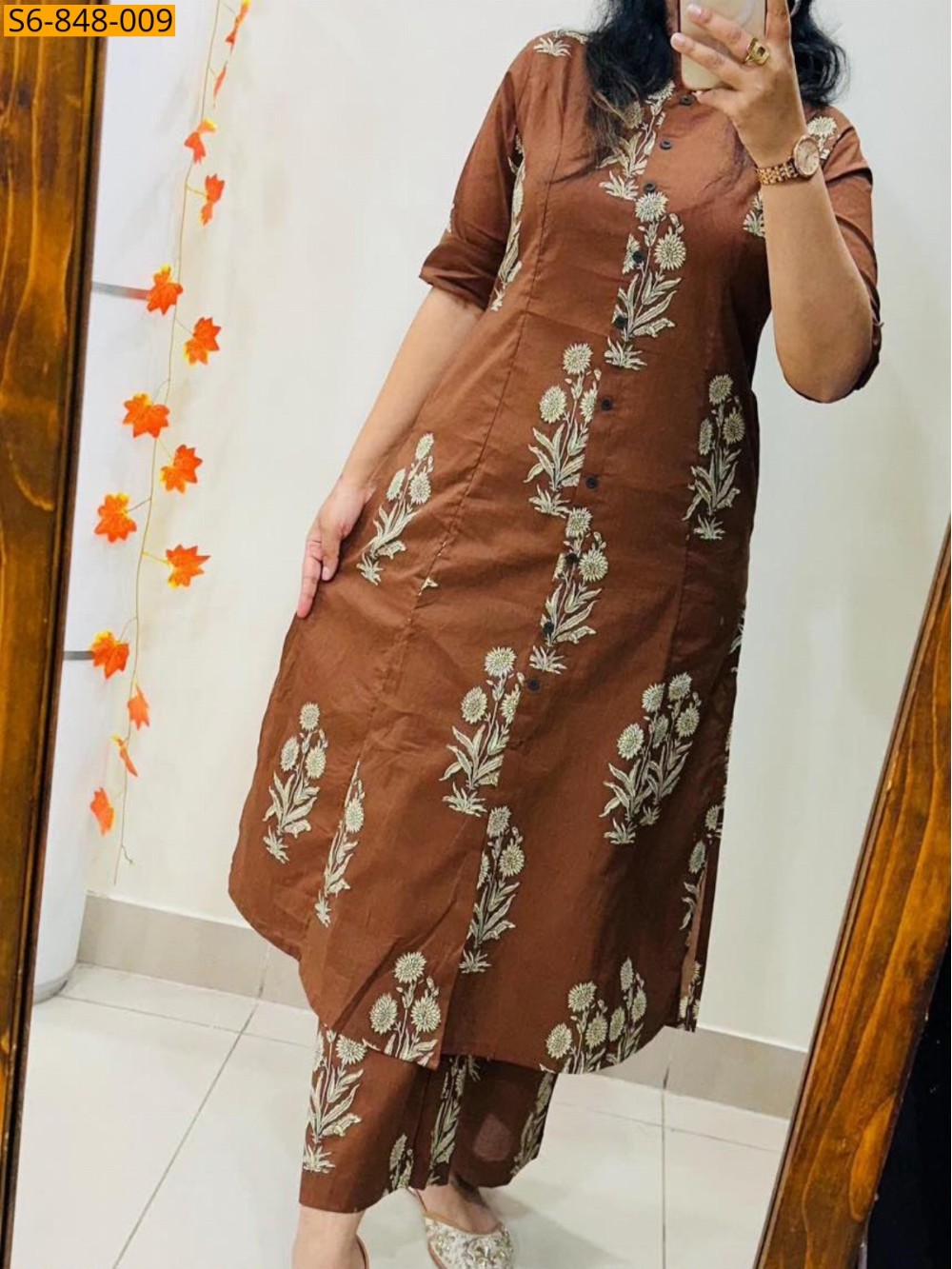 Fancy Blended rayon cotton Coord set