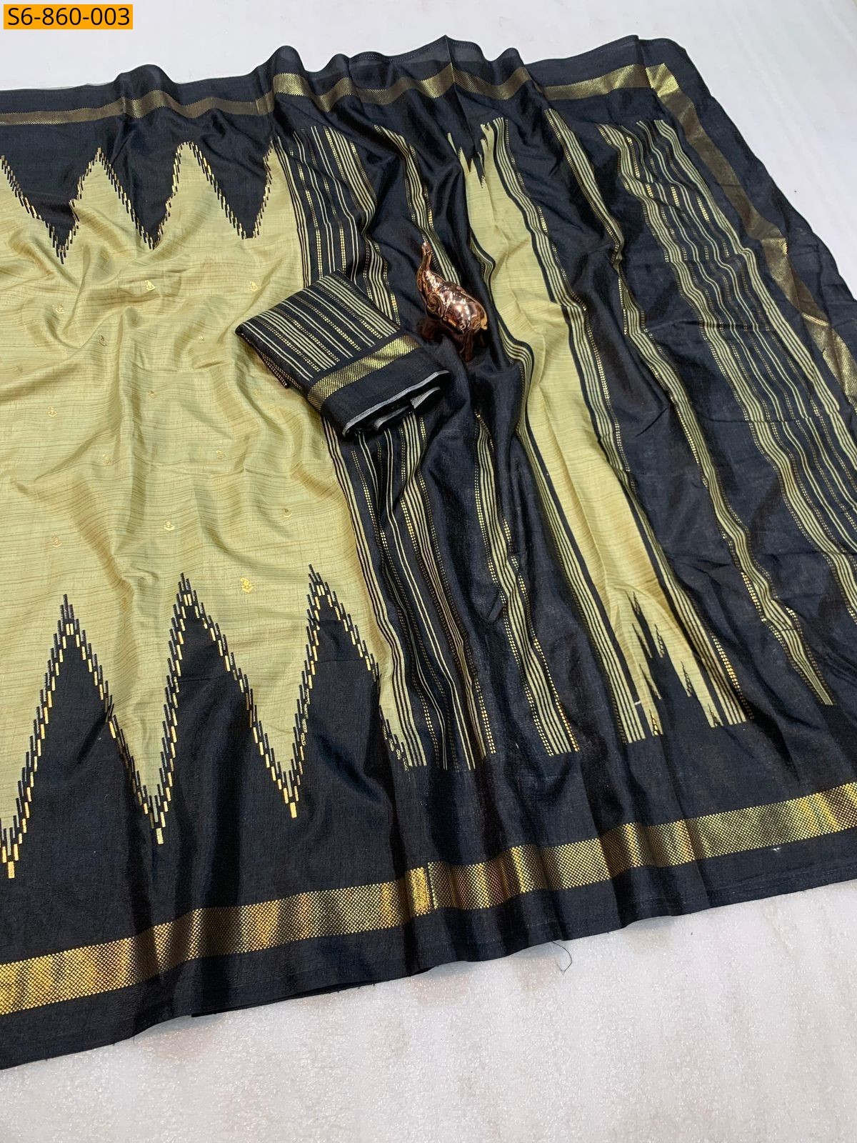 Sandal Fancy Dola Silk Saree