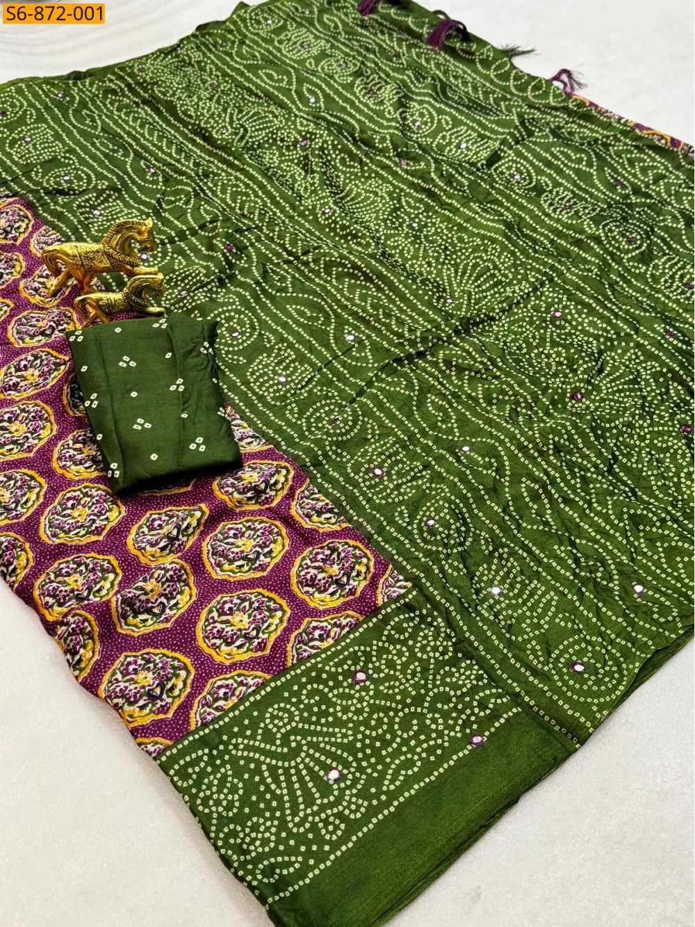 Fancy Soft bleck dola silk Saree