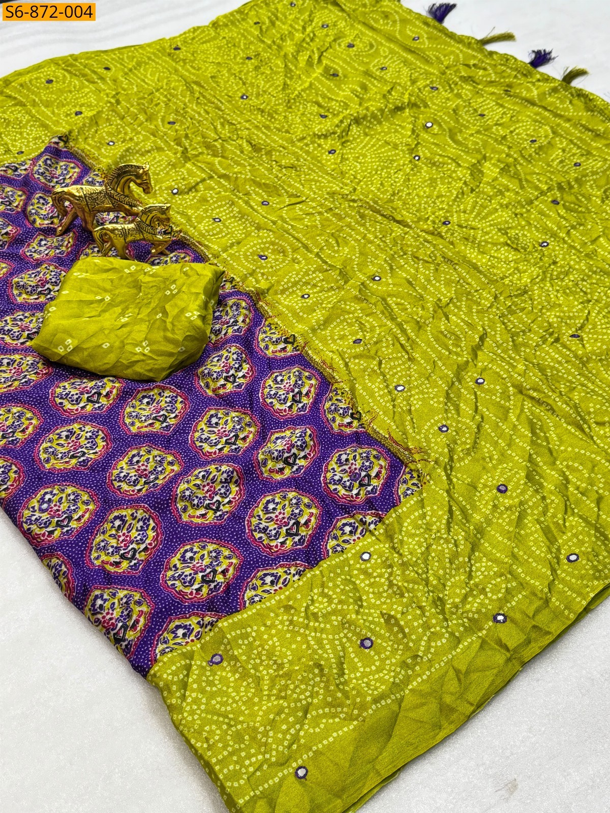 Maroon Fancy Soft bleck dola silk Saree