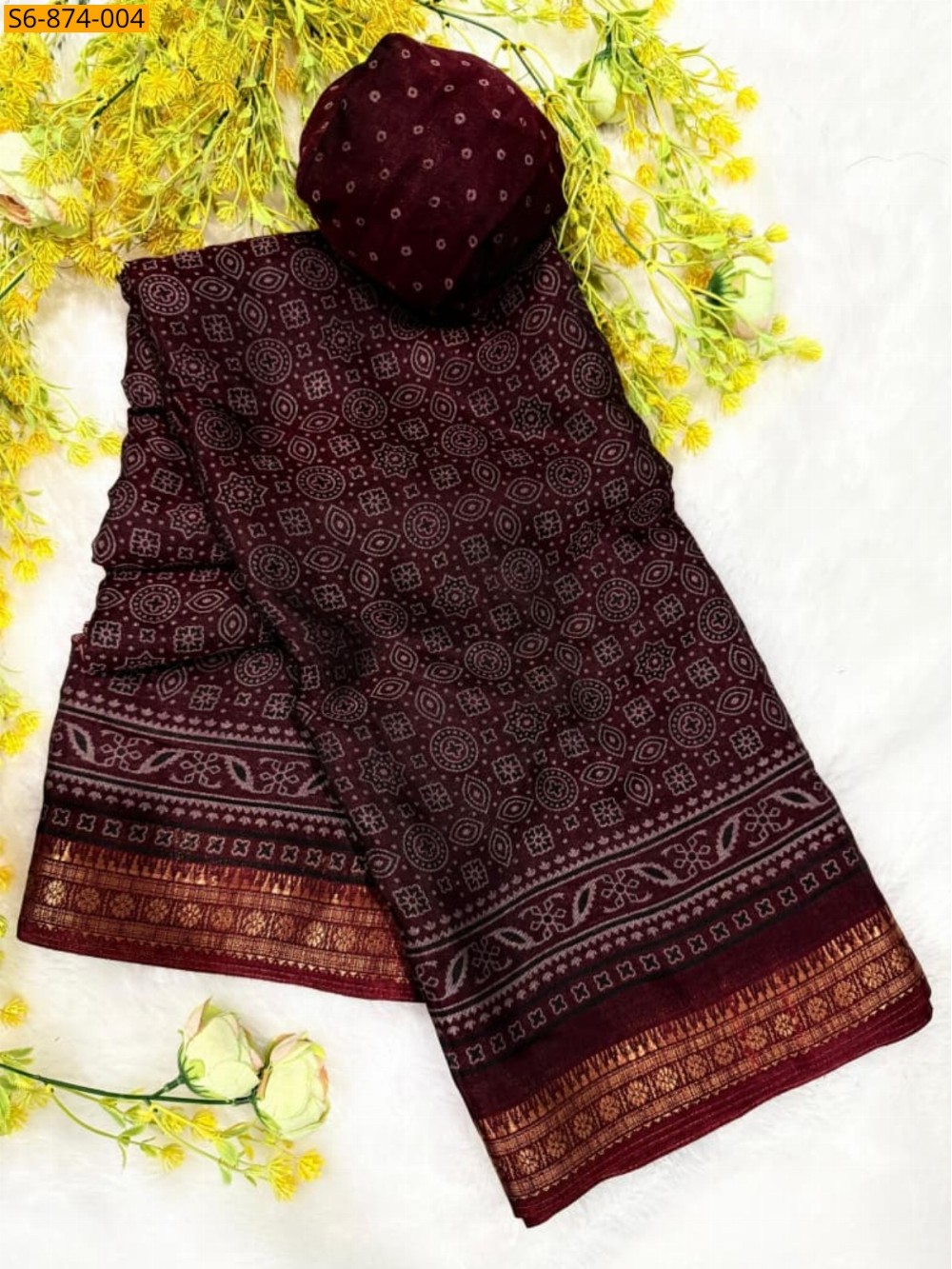 Fancy Soft bleck dola silk Saree