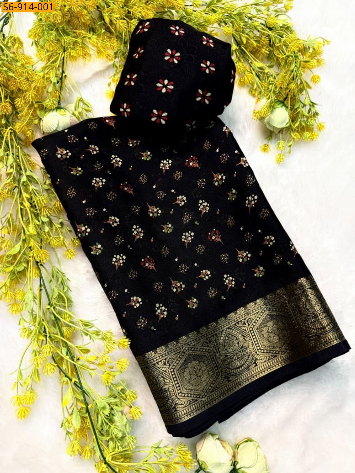 Fancy Marshmellow Saree Fancy Marshmellow Saree
