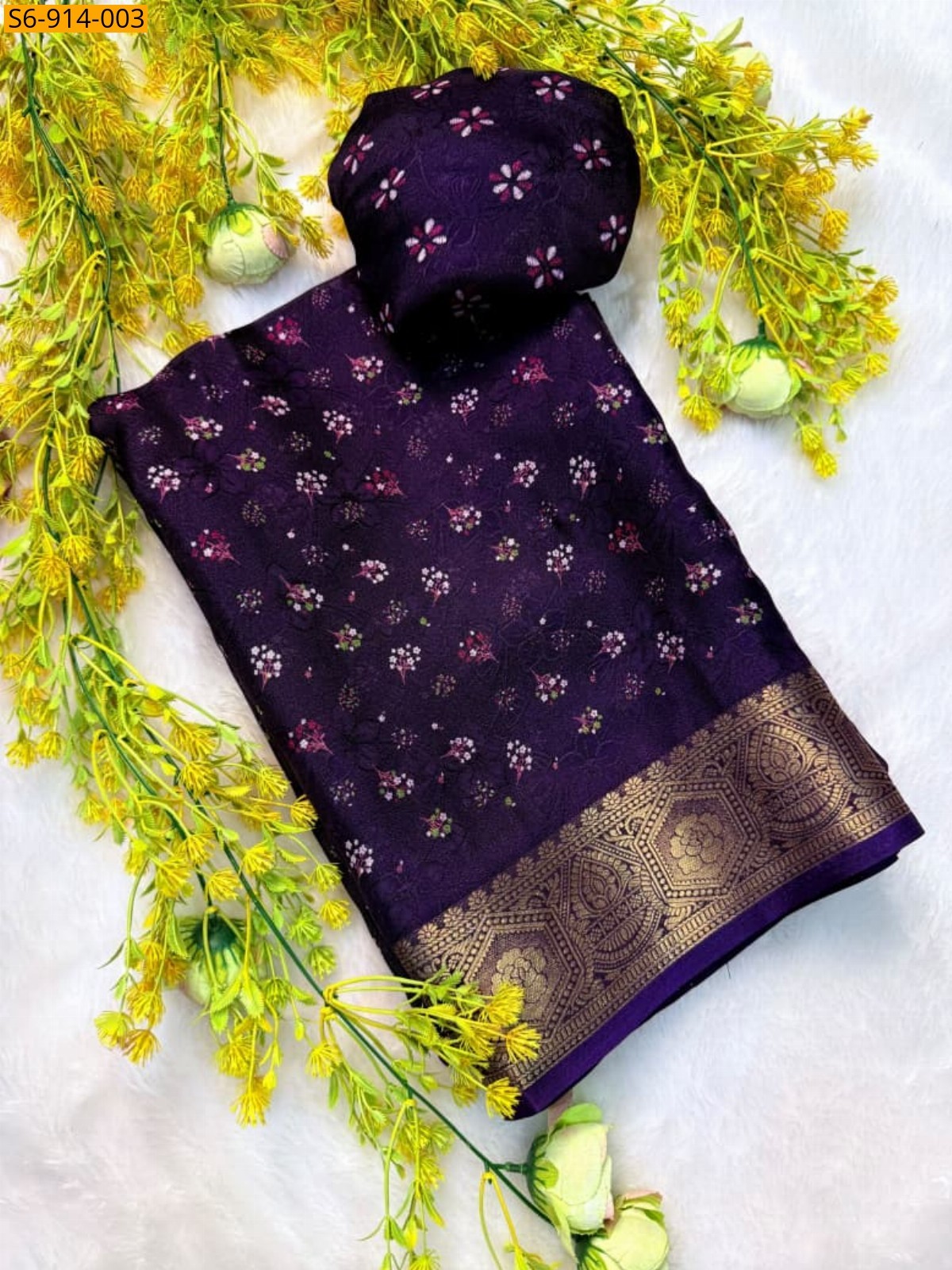 Fancy Marshmellow Saree