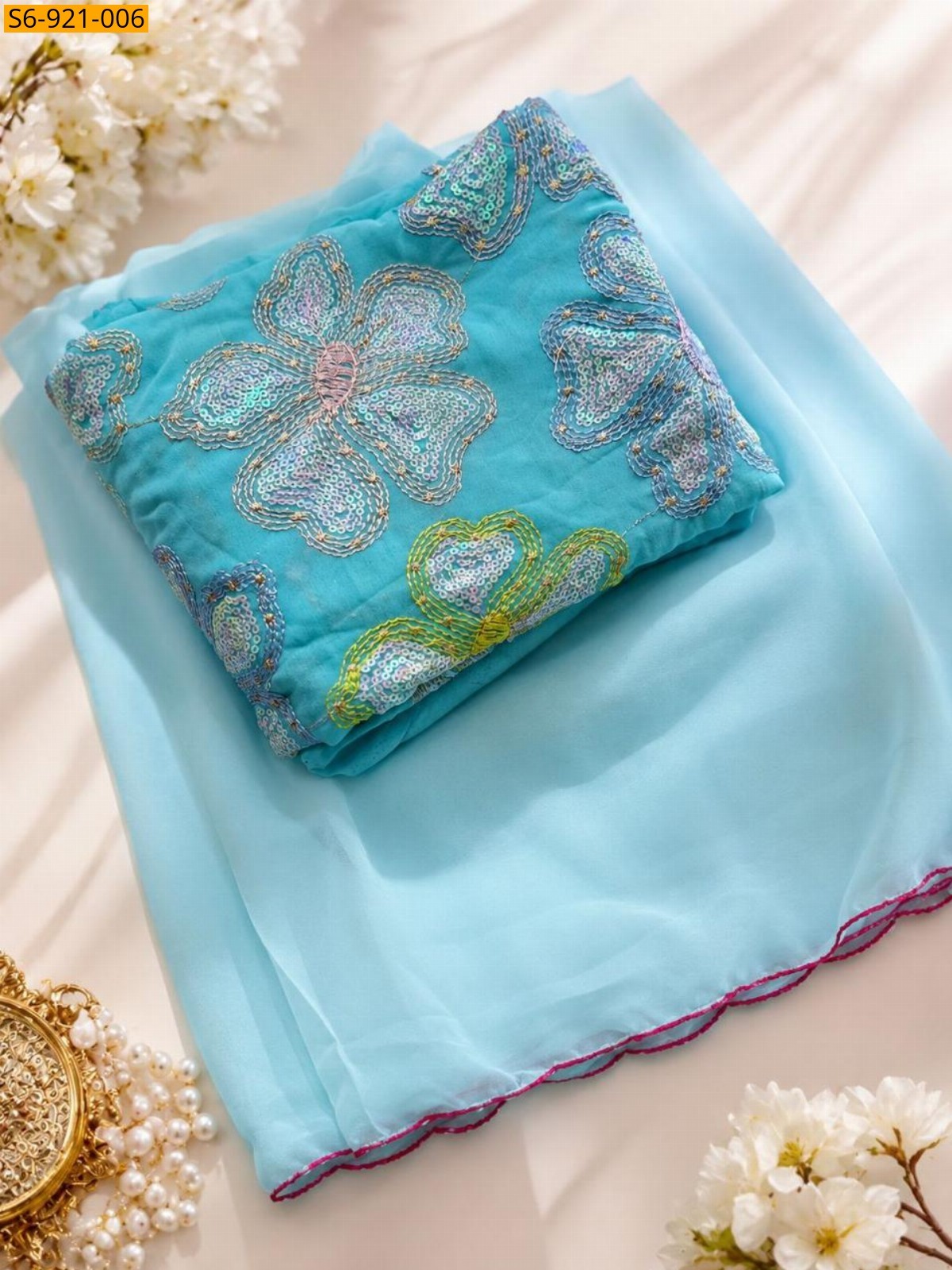 Fancy Soft Georgette Sarees