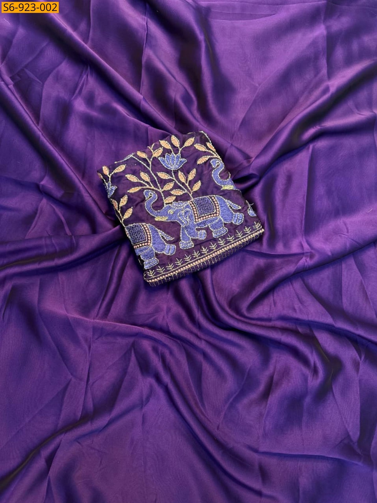 Violet Fancy Rangoli Silk Sarees