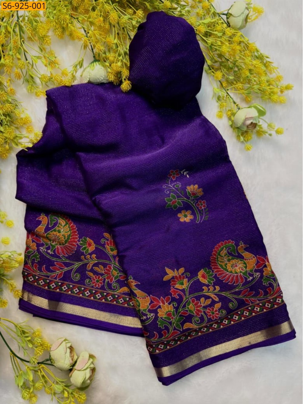 Fancy Chinnon Silk Sarees