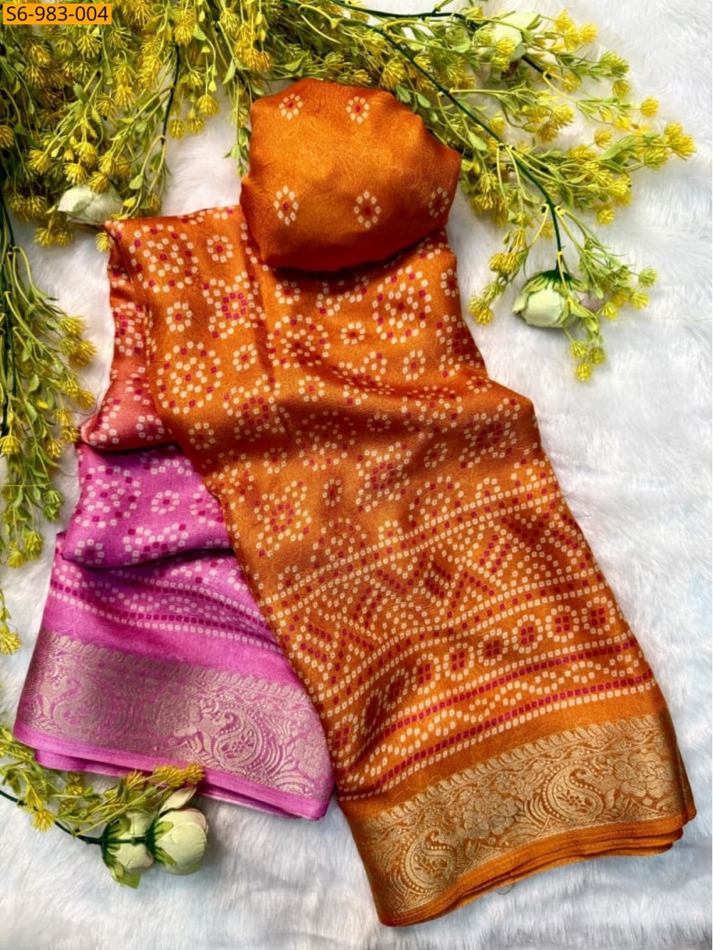 Fancy Marshmellow Saree