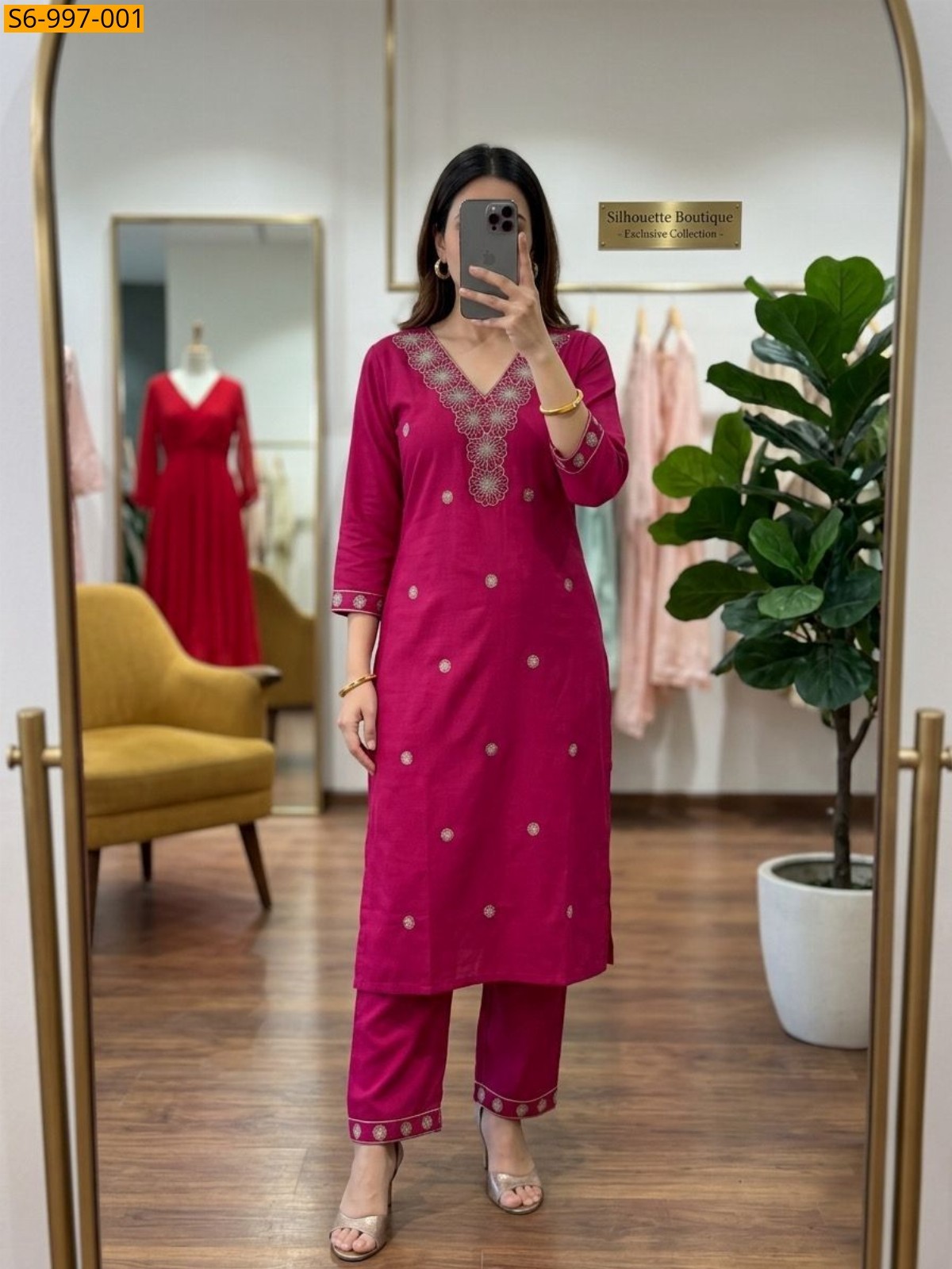 Pink Fancy Bamboo Cotton Coord Set