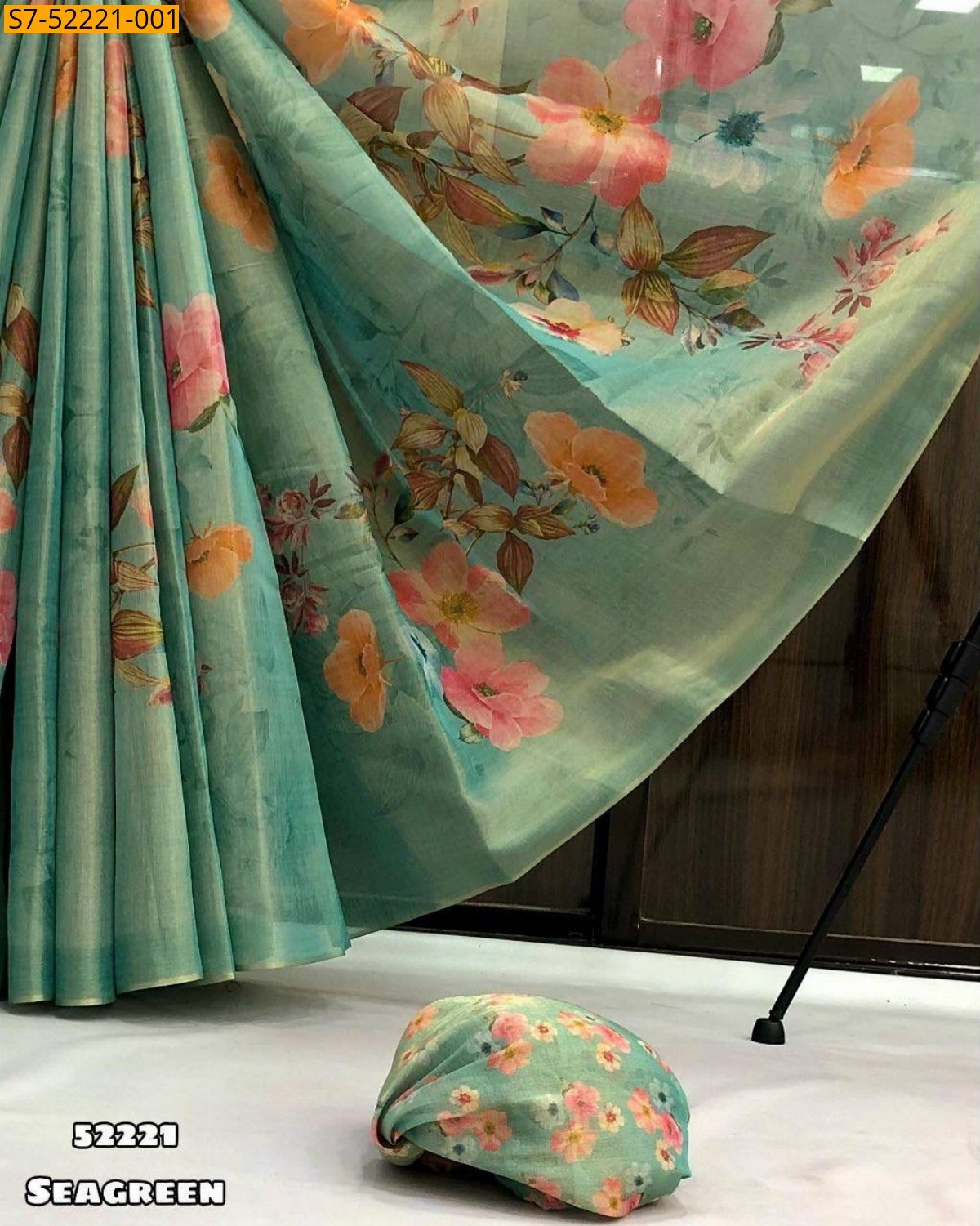 Green Fancy tissue silk sarees 