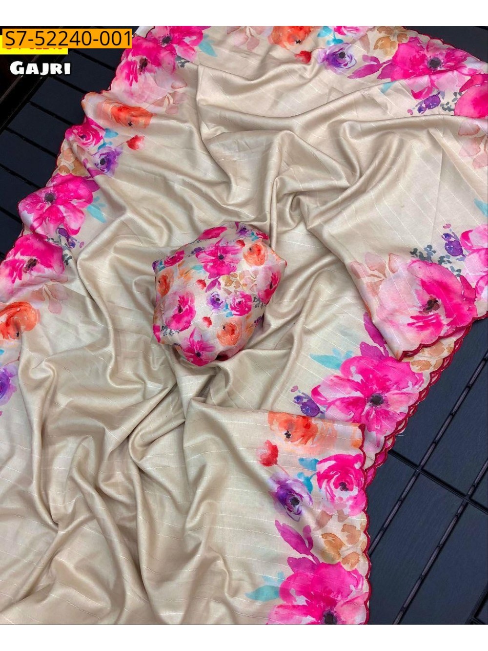 Fancy Tussar Silk Saree
