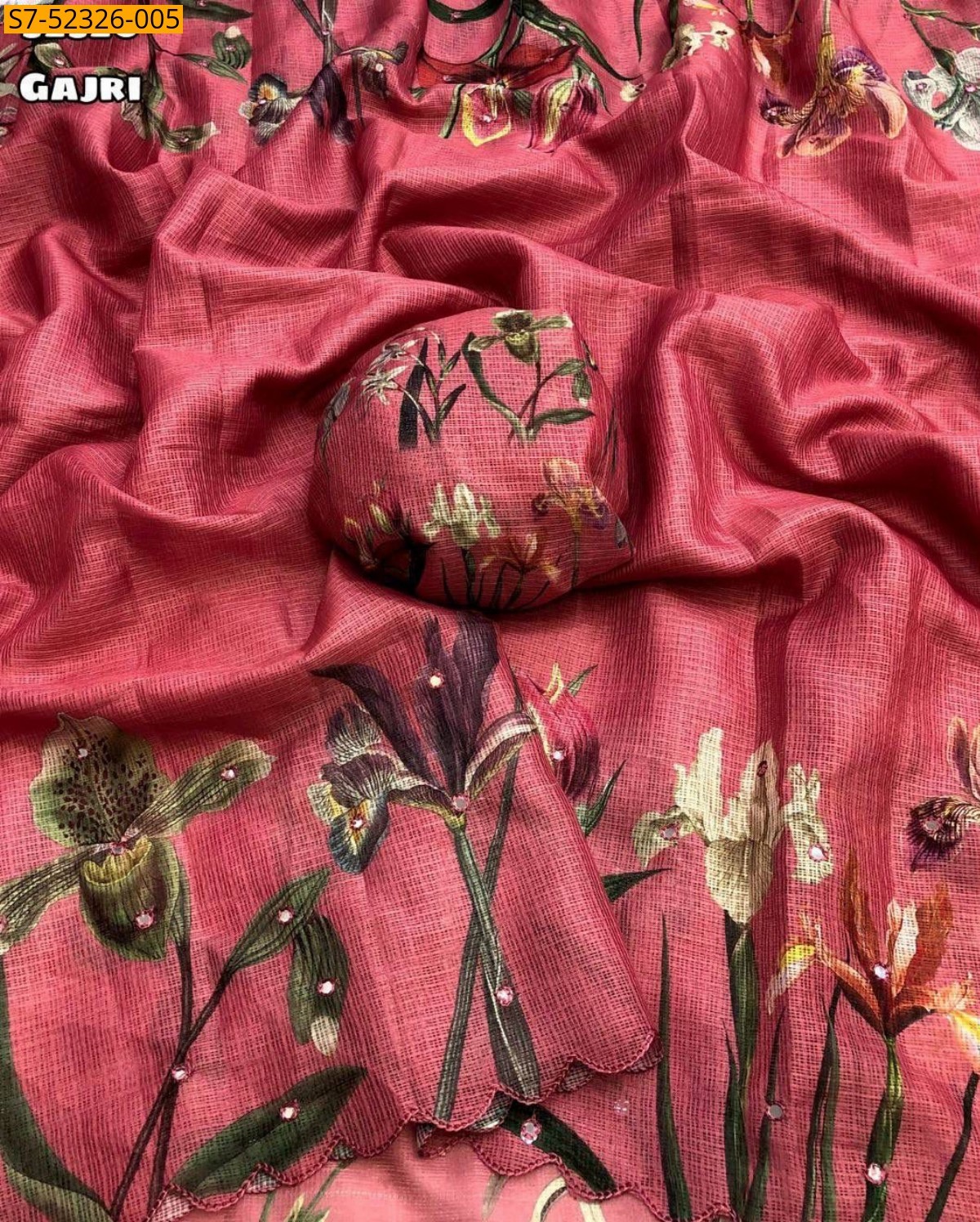 Gajri Fancy kota Sarees