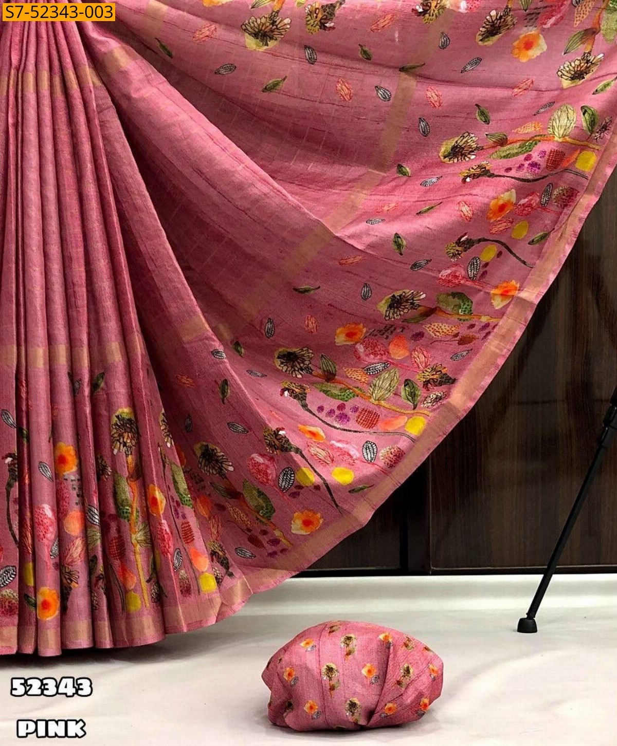 Pink Dola silk mysore style weave sarees
