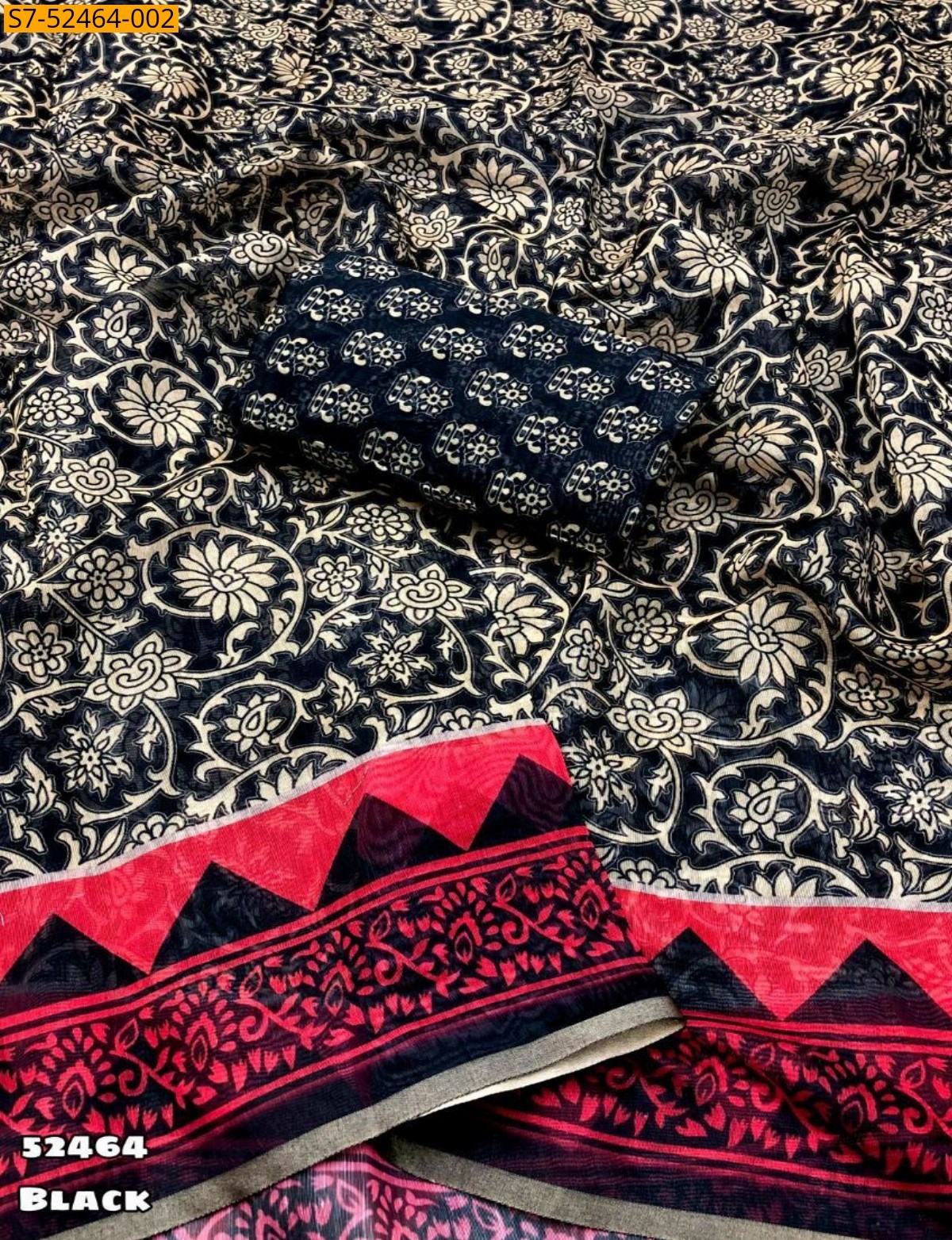 Black Fancy chanderi  sarees 