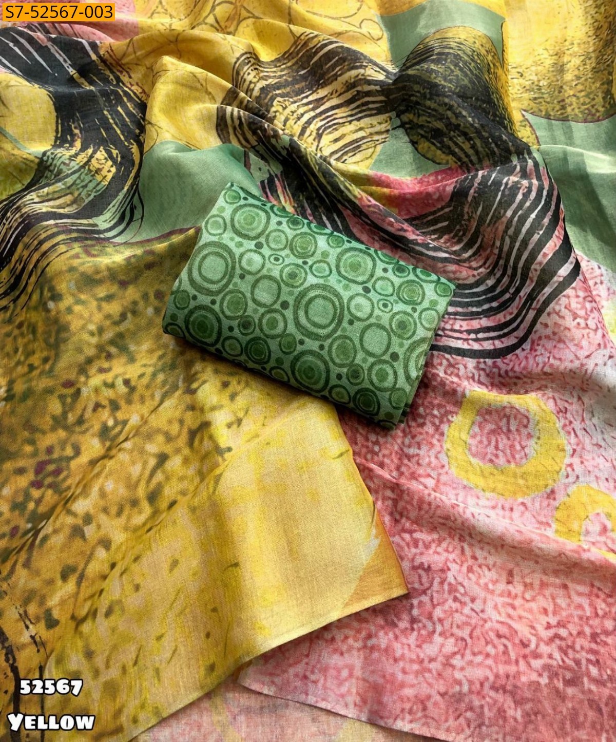 Yellow Fancy tissue silk sarees 