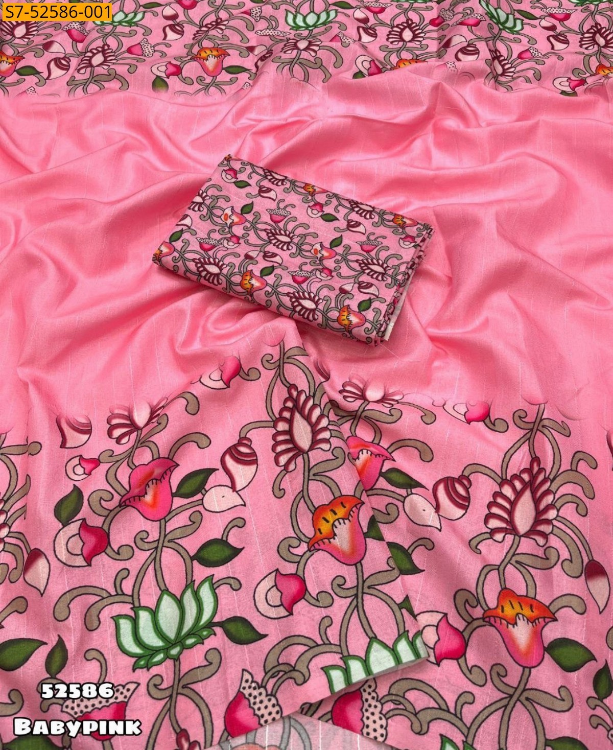 Baby Pink Fancy tussar silk sarees 