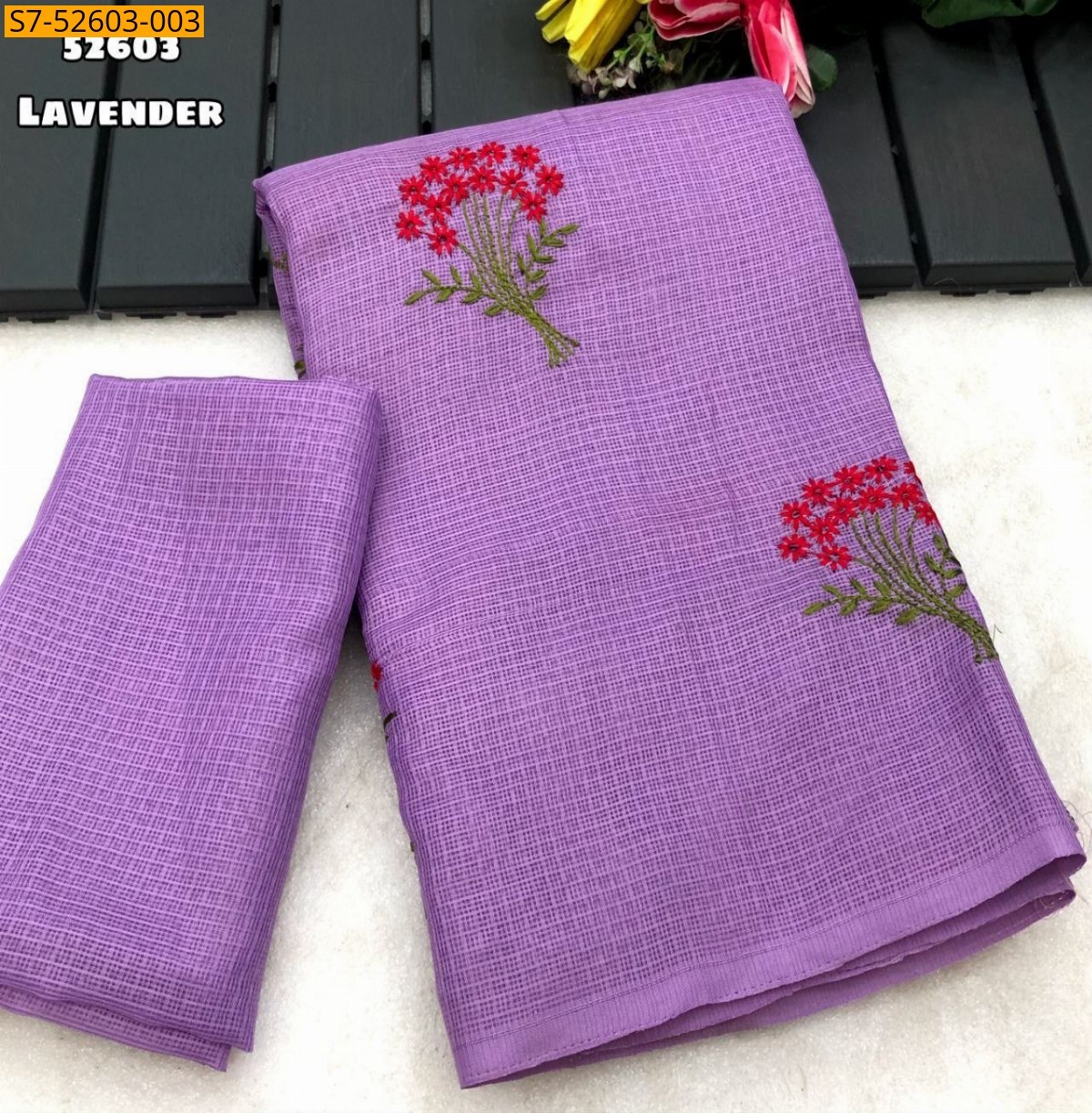 Lavender Fancy kota tussar silk sarees