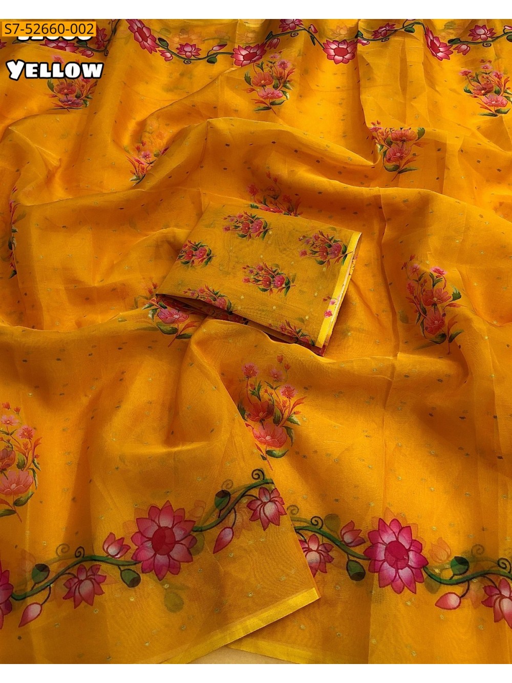 Fancy tebby organza sarees 