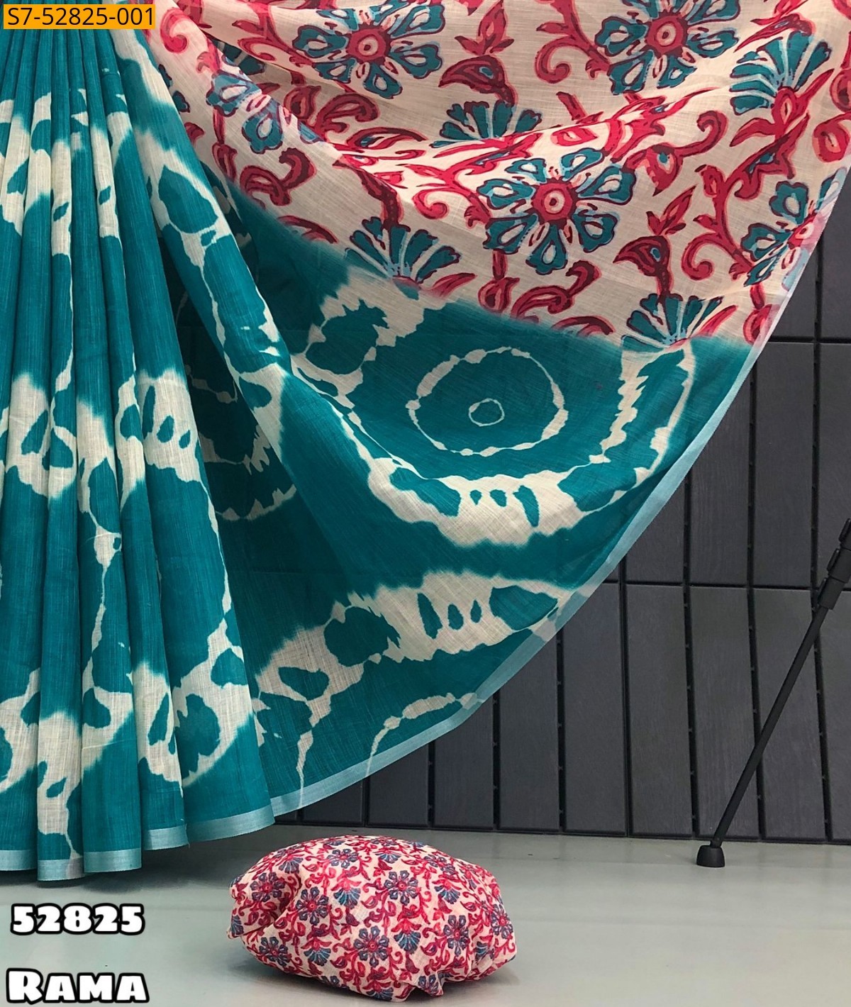 Rama Fancy Soft linen sarees