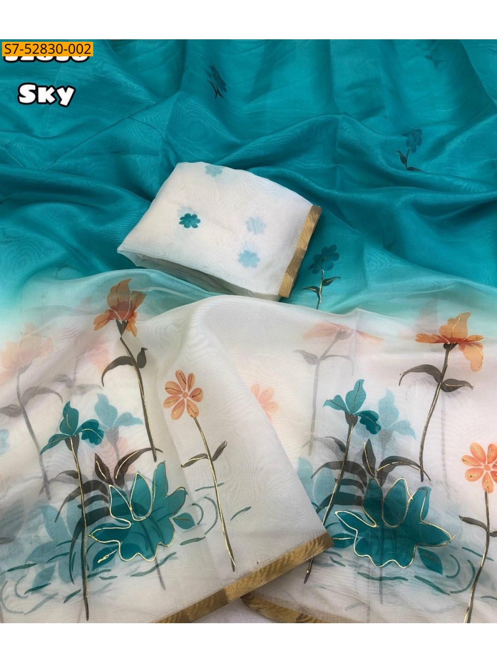 Fancy Organza Sarees