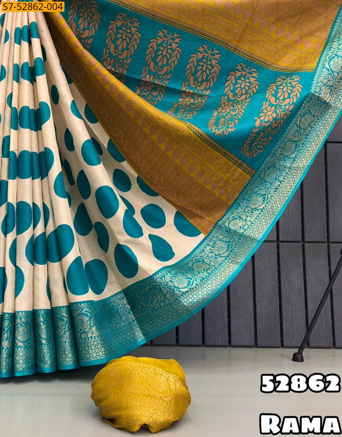 Rama Green Dola Silk sarees