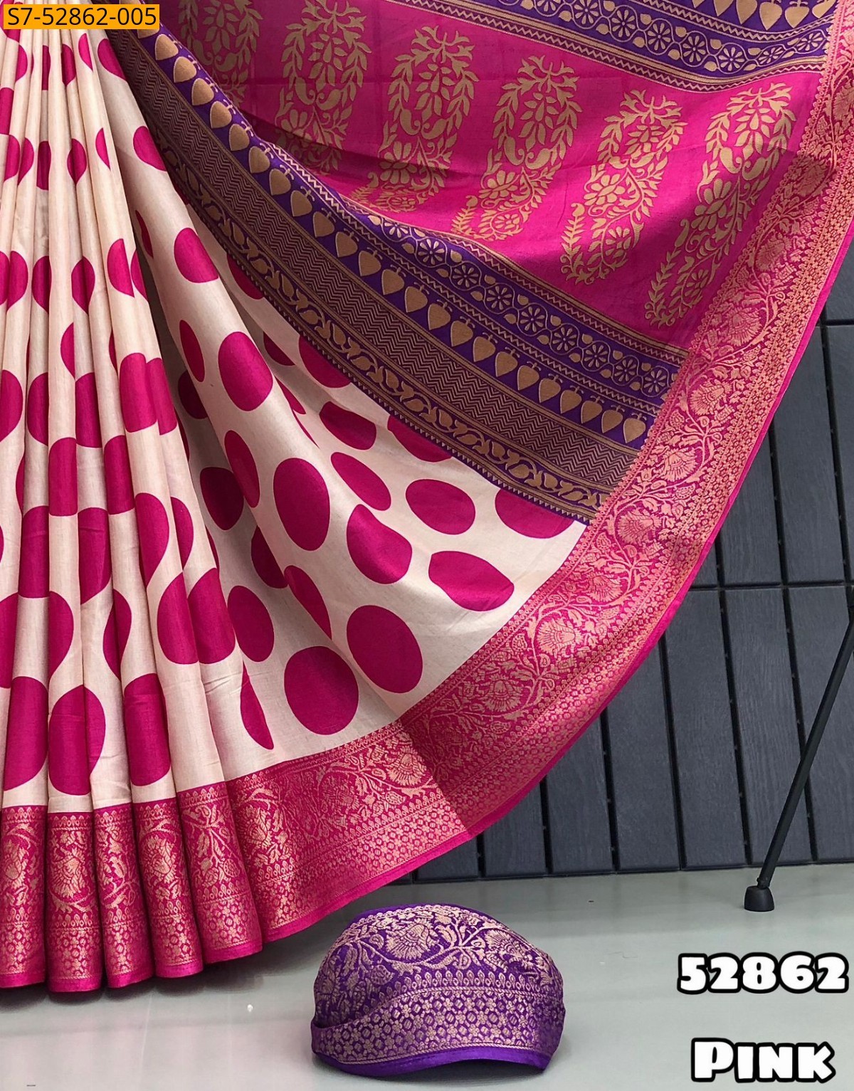Pink Dola Silk sarees