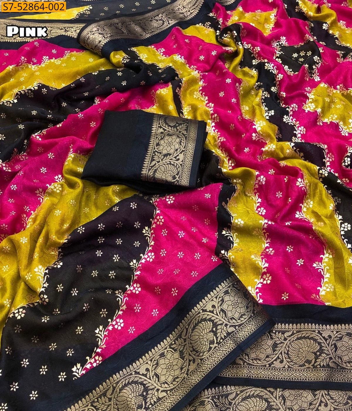 Pink Soft Dola Marsh Mello Sarees