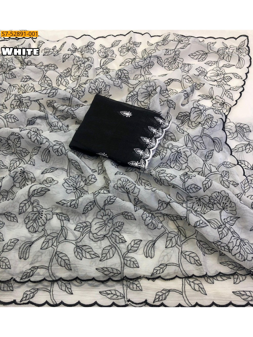 Fancy Crunchy Crush Saree