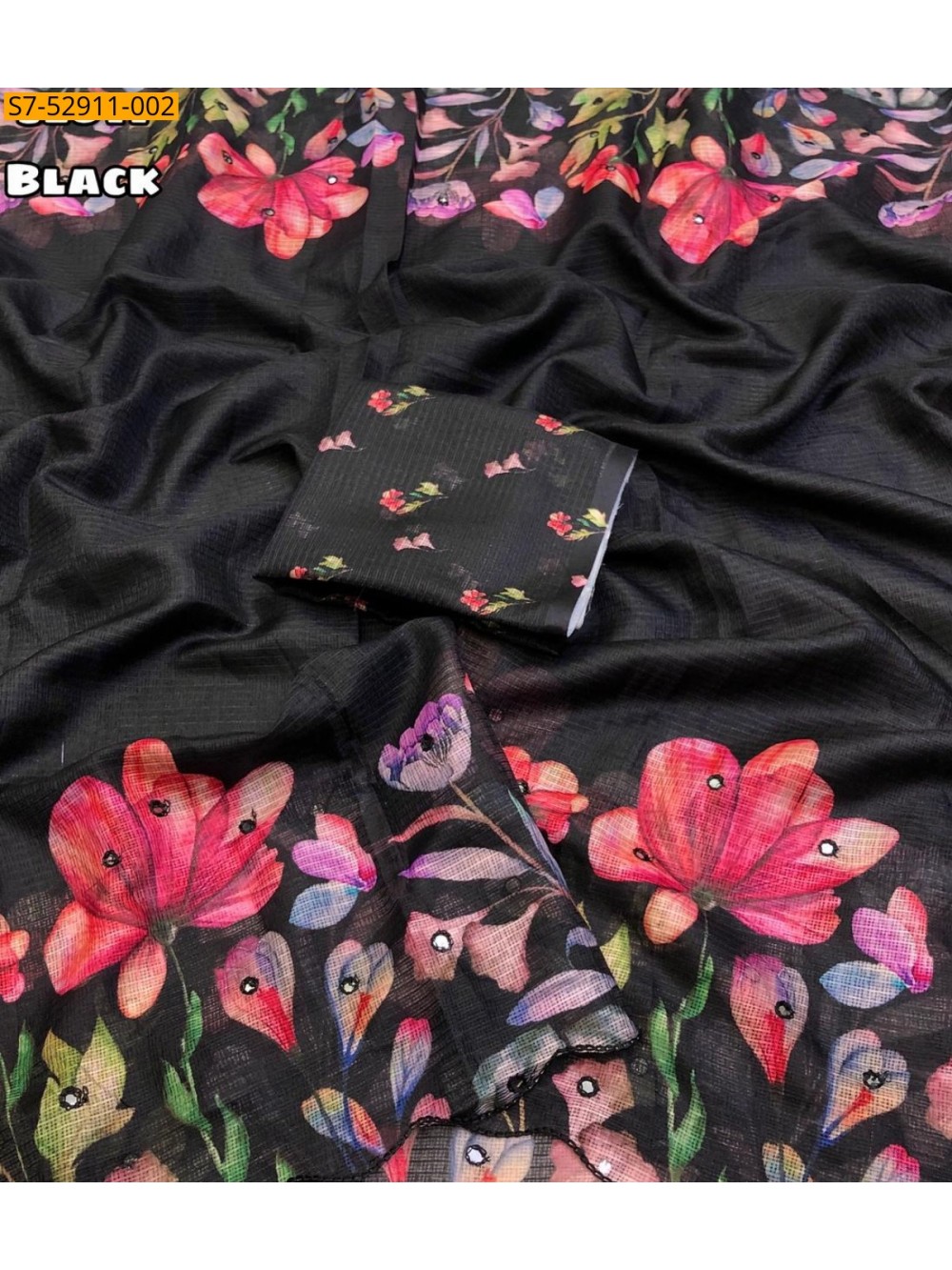 Fancy Soft Kota Cheks Saree