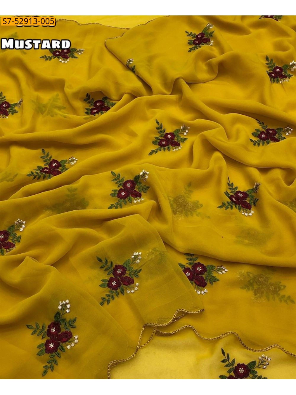 Fancy Georgette Saree