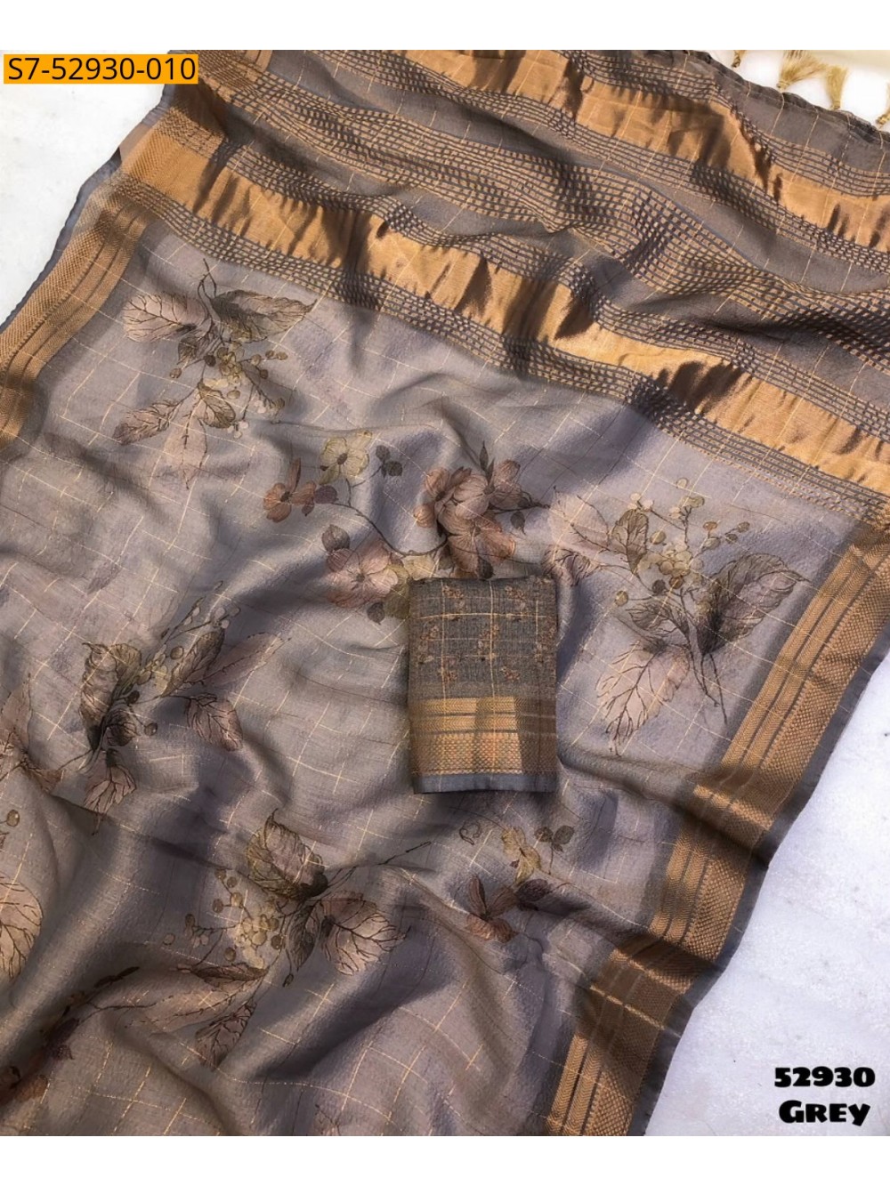 Fancy Tissue silk Saree