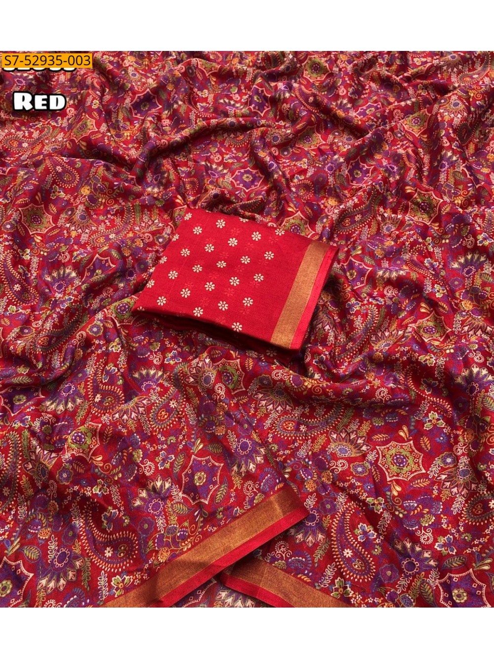 Fancy Soft Mul Cotton Saree