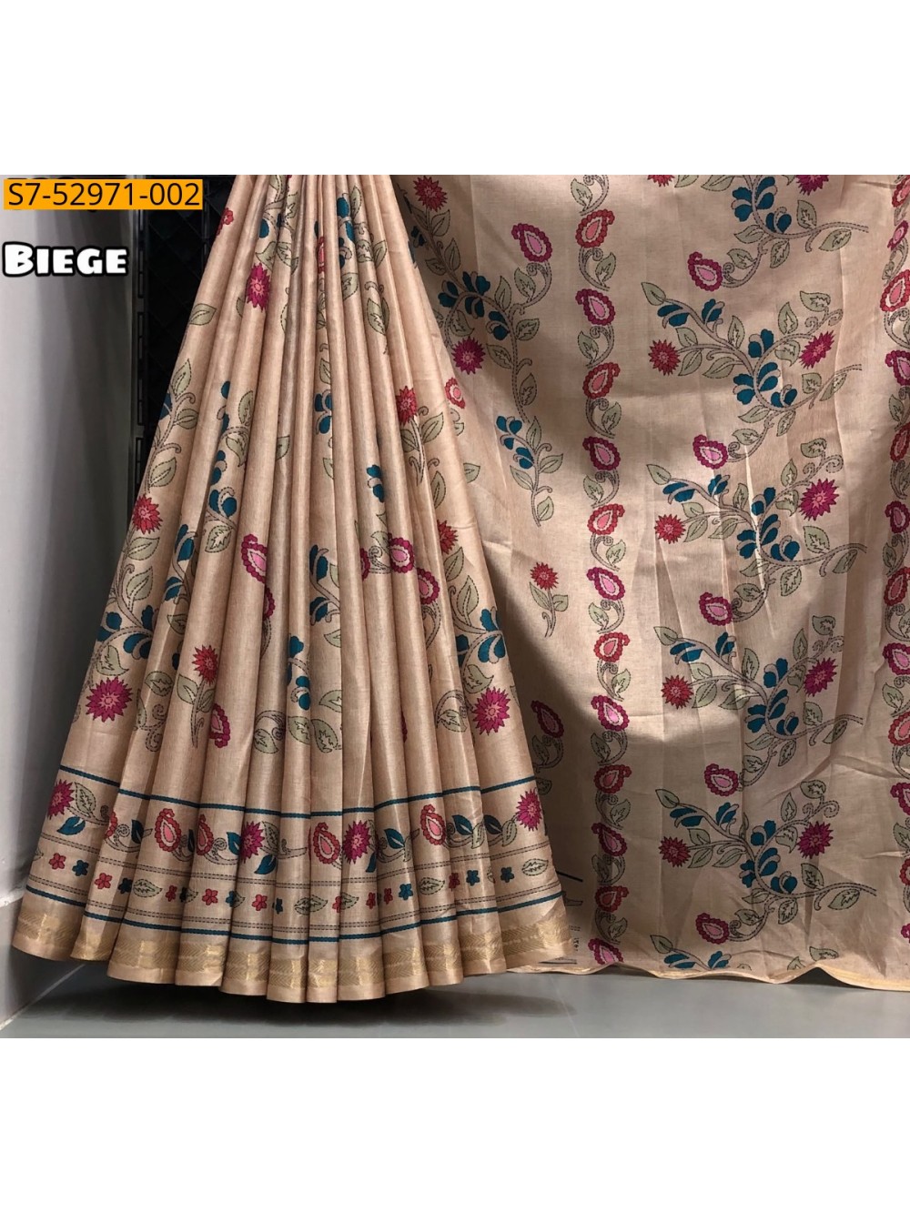 Fancy Tussar Silk Saree