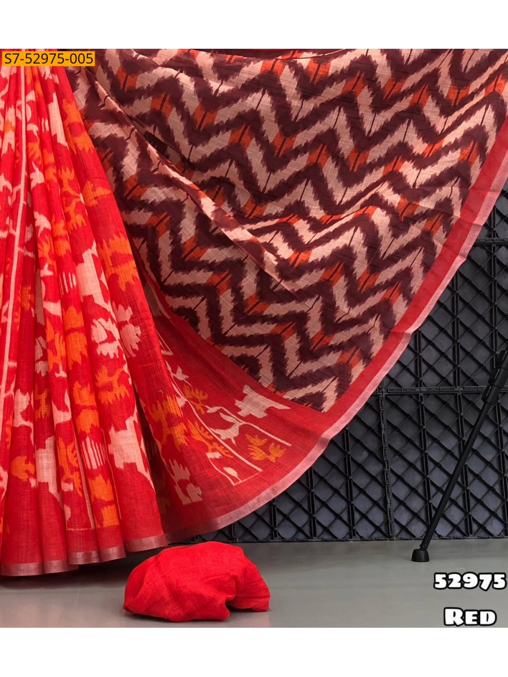 Fancy  Soft Lenin Sarees