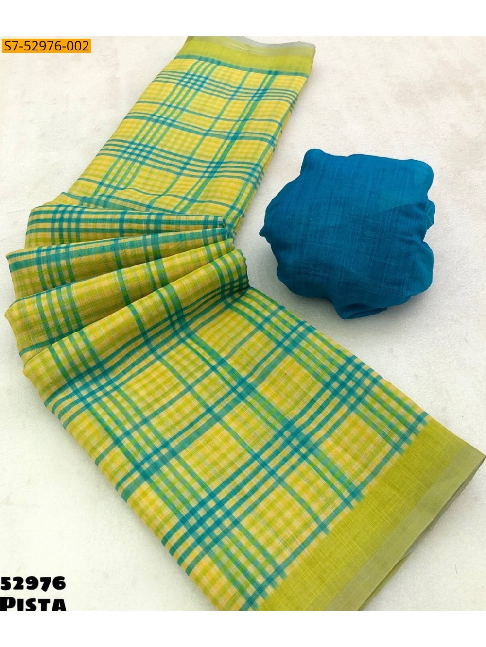 Pista Green Fancy Soft Lenin Sarees Pista Green Fancy Soft Lenin Sarees