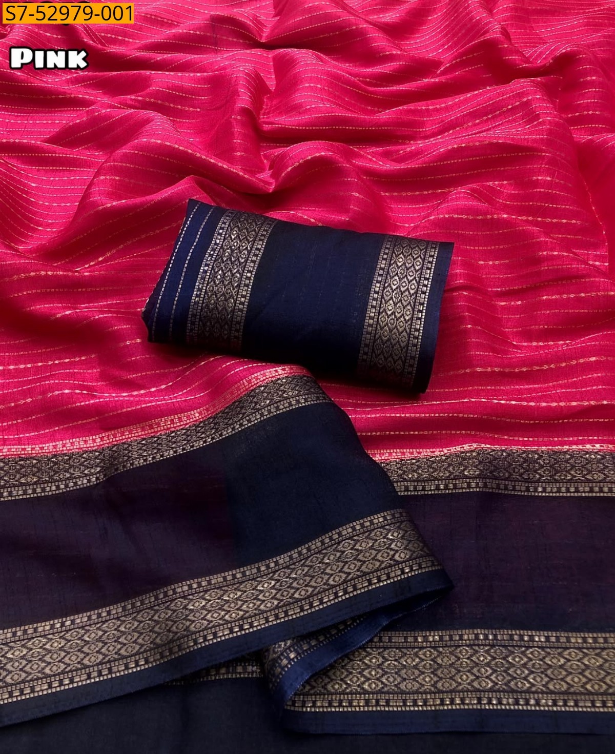 Pink Fancy Moss Chiffon Saree