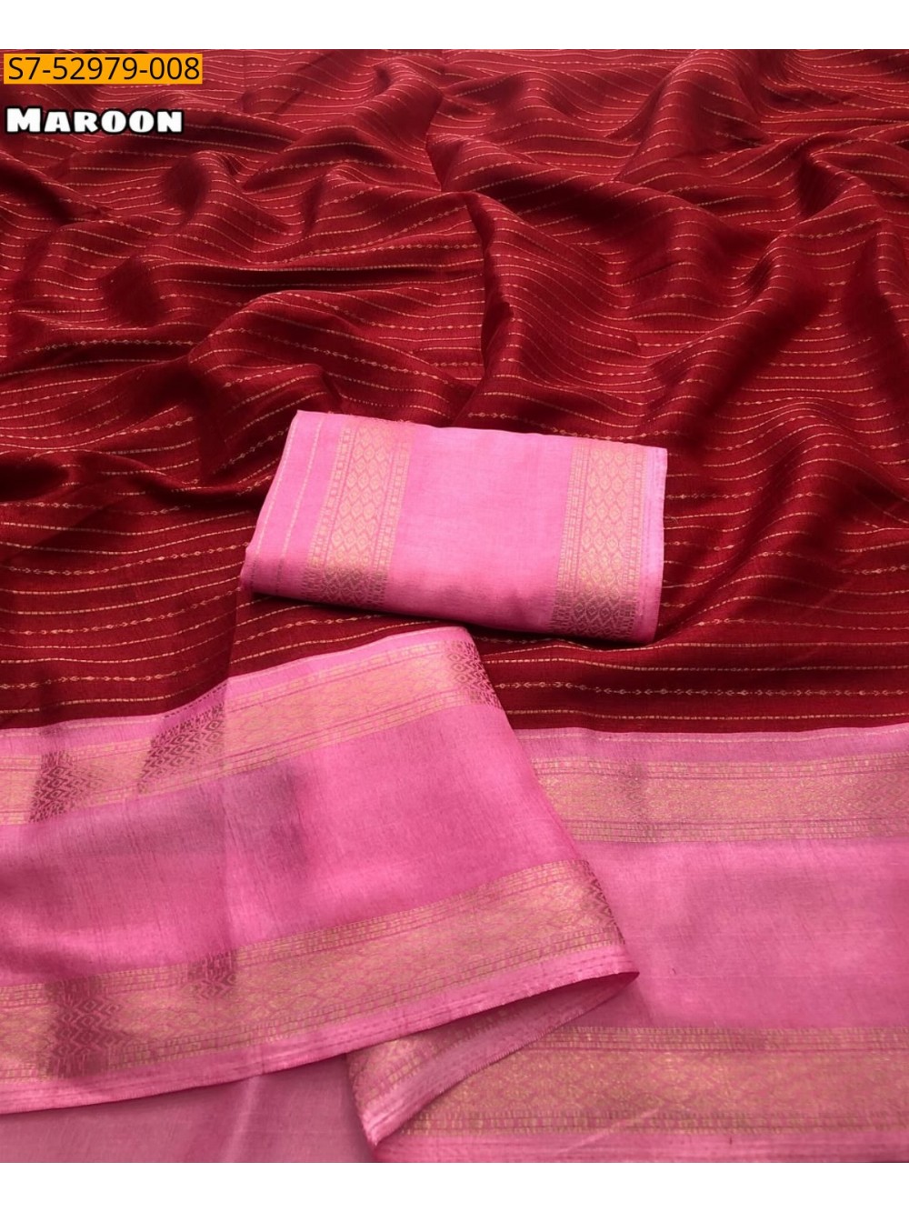 Fancy Moss Chiffon Saree