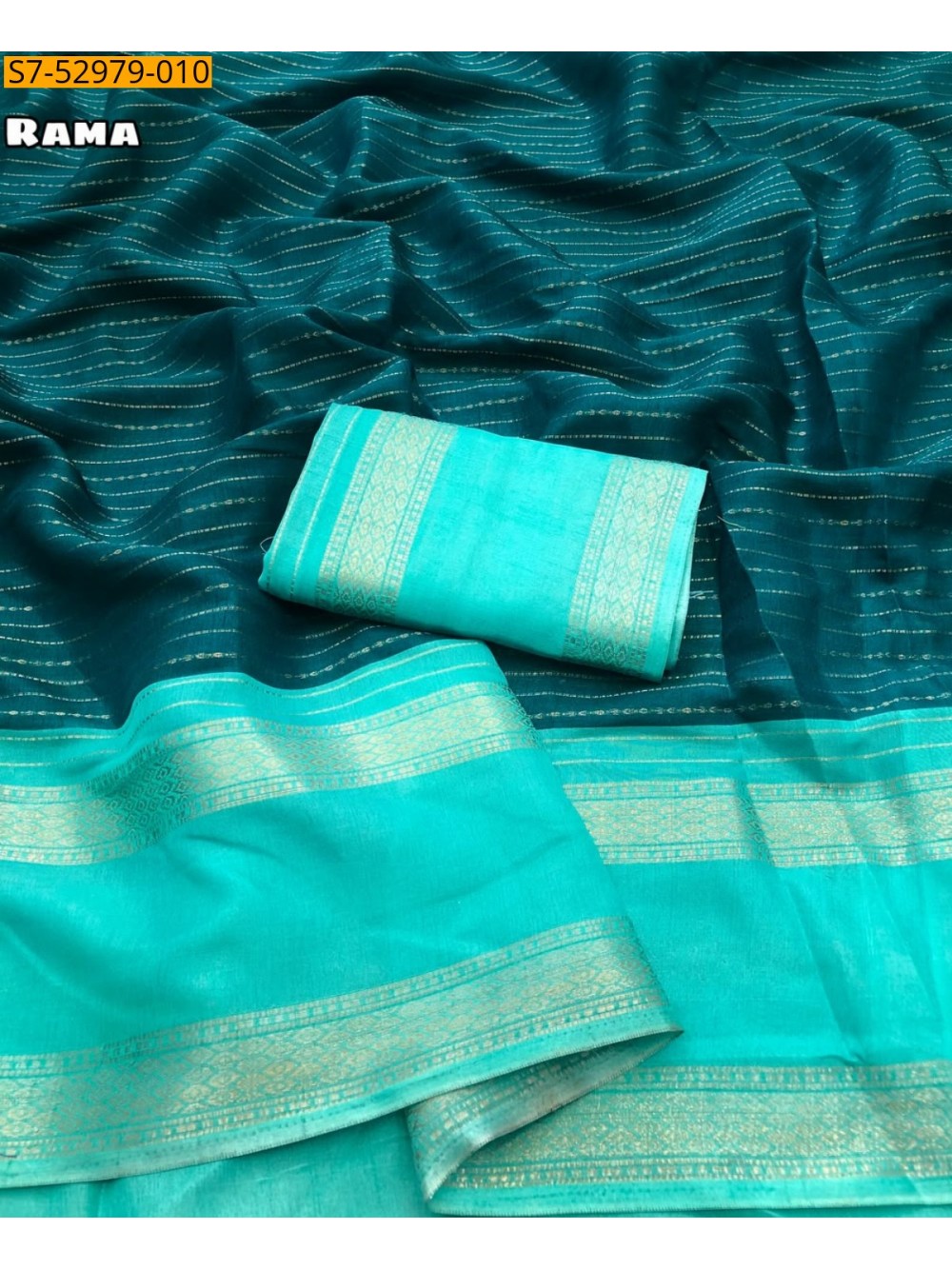 Fancy Moss Chiffon Saree