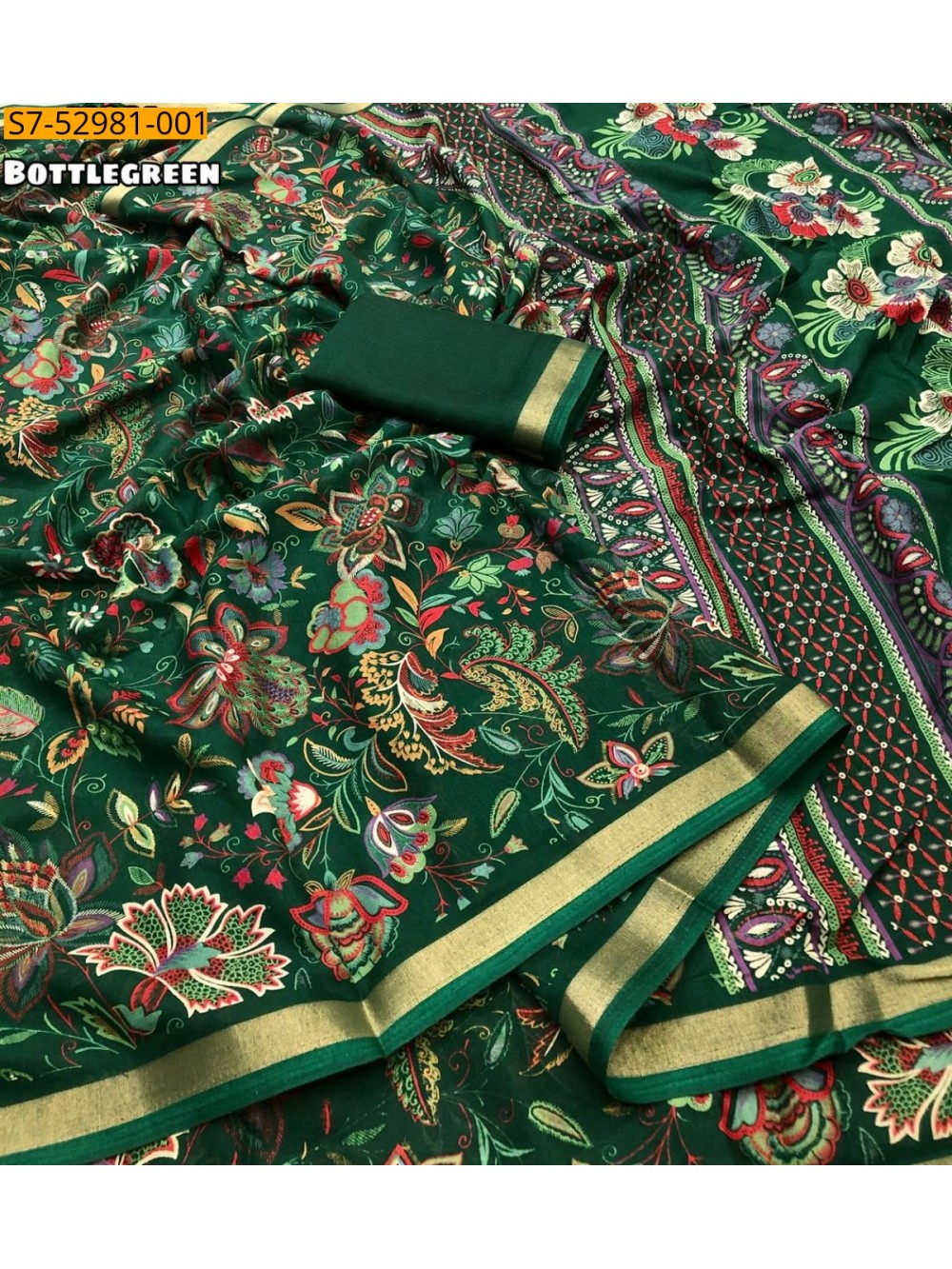 Fancy  Mul Cotton Saree