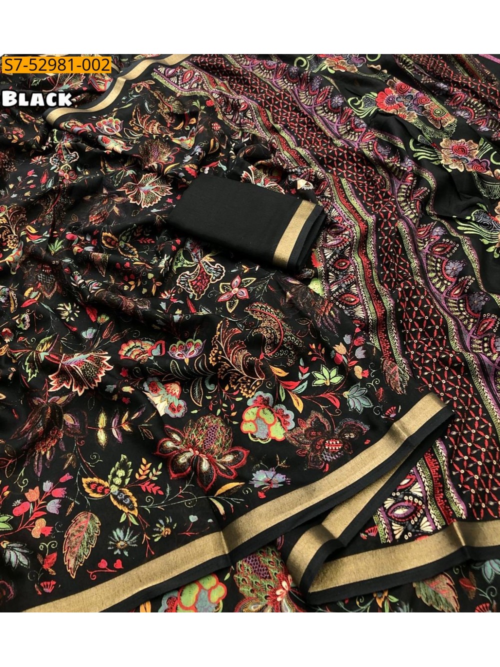 Fancy  Mul Cotton Saree