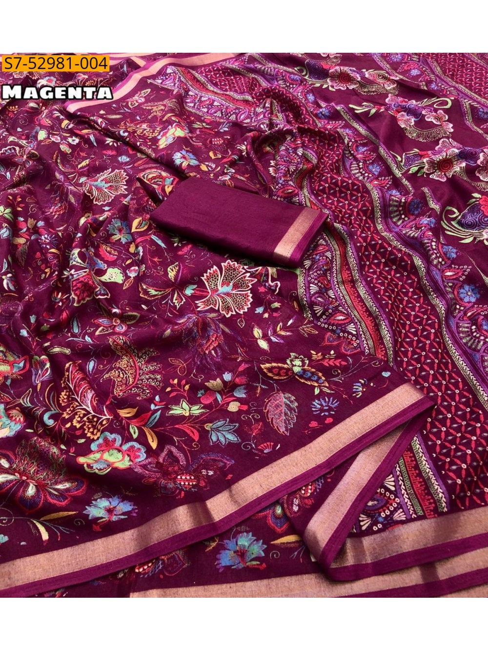 Fancy  Mul Cotton Saree