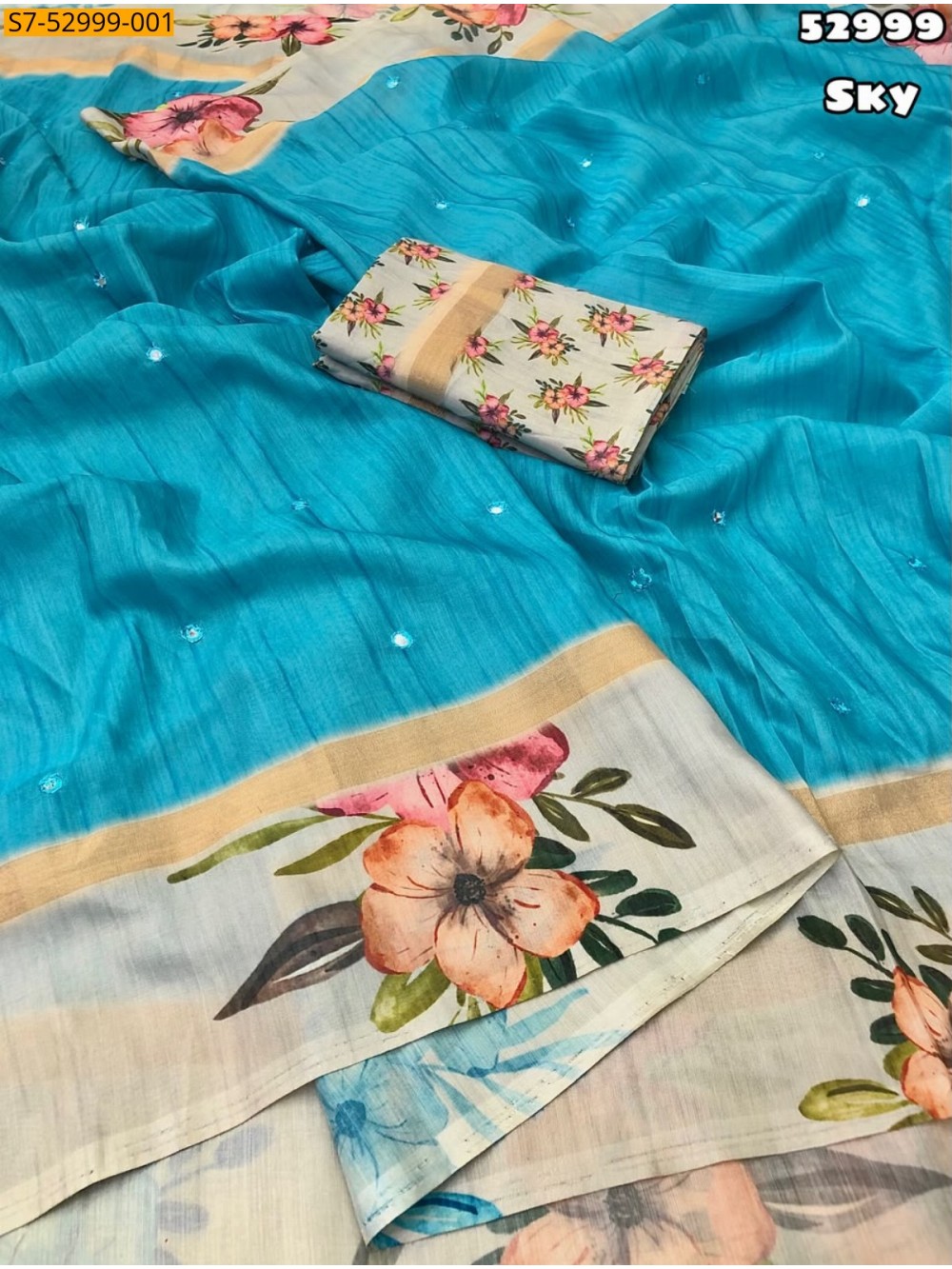 Fancy Tussar Silk Saree